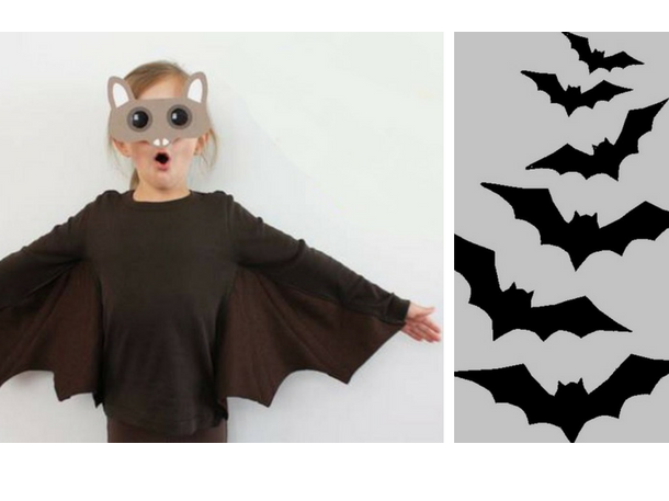 Костюм летучей мыши на Хэллоуин для мальчика: самый простой вариант