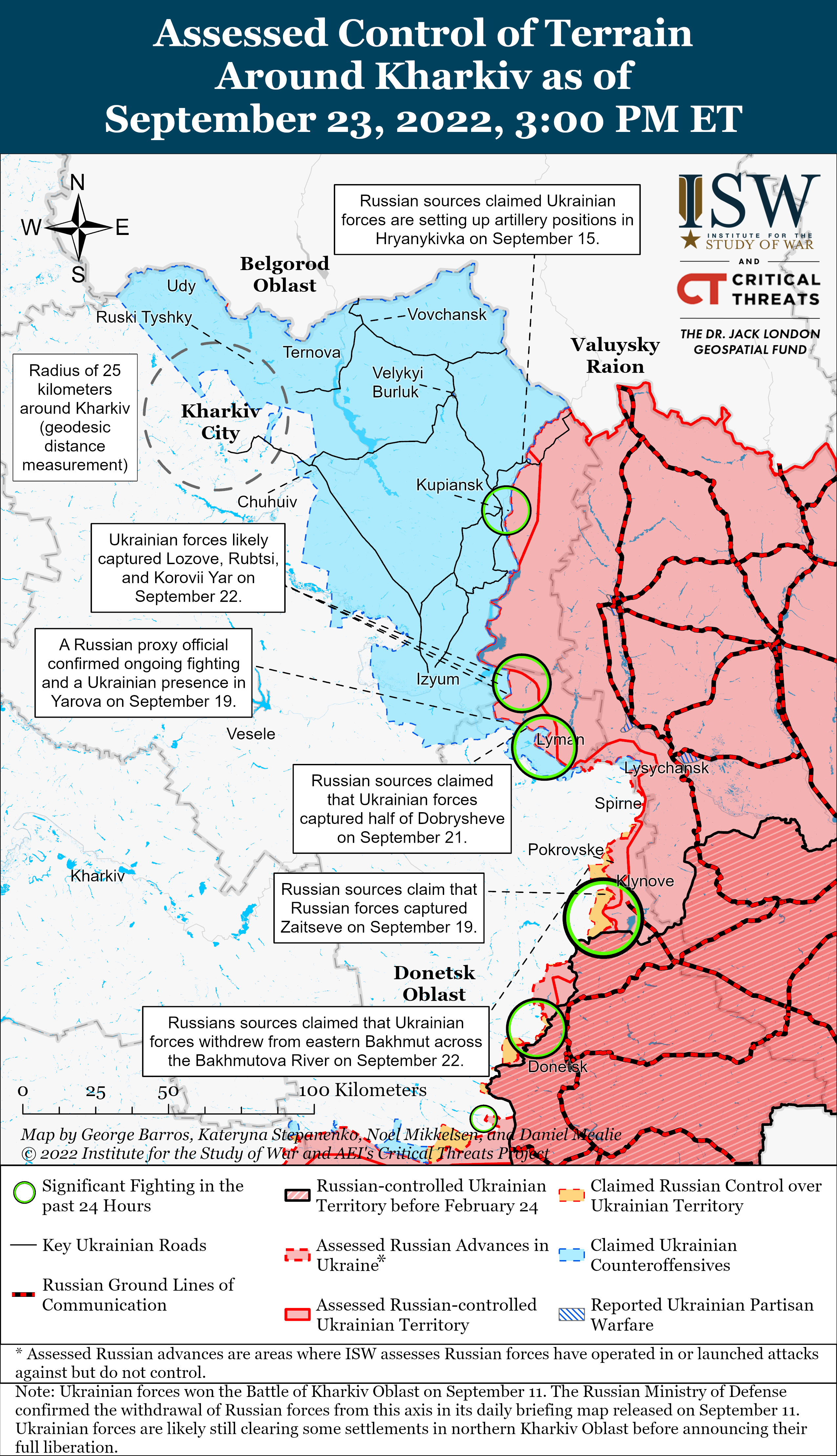 Карта боевых действий май