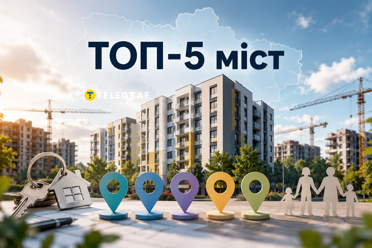 Одразу в 5 містах України будують житло для переселенців: де саме та чи безпечно там насправді (карта)