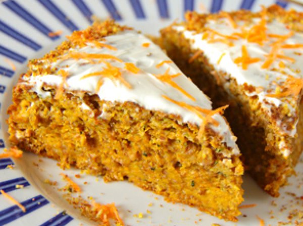 Рецепт Диетический морковный пирог. Калорийность, химический состав и пищевая ценность.