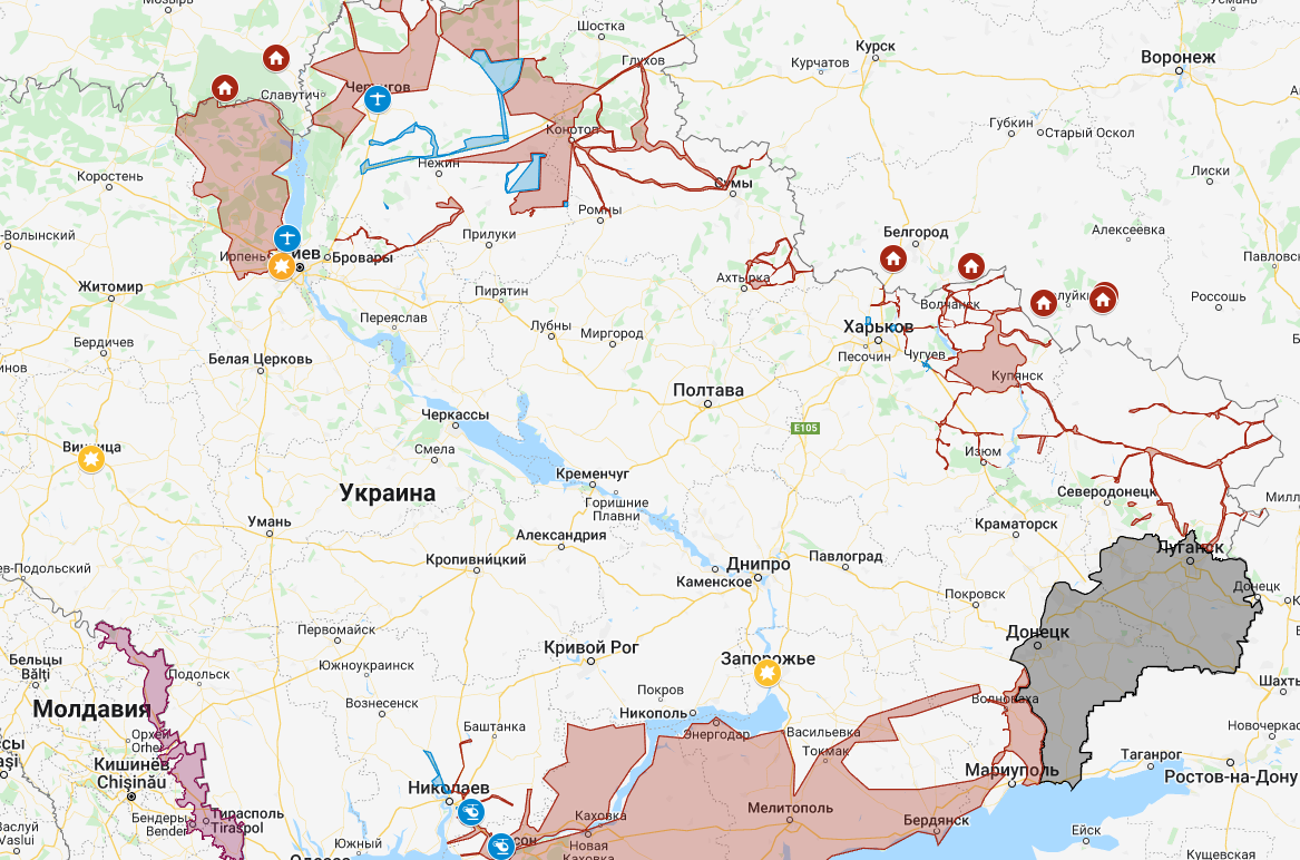 Карта украины 17 июня 2024 год. Карта бойових дій в Україні.