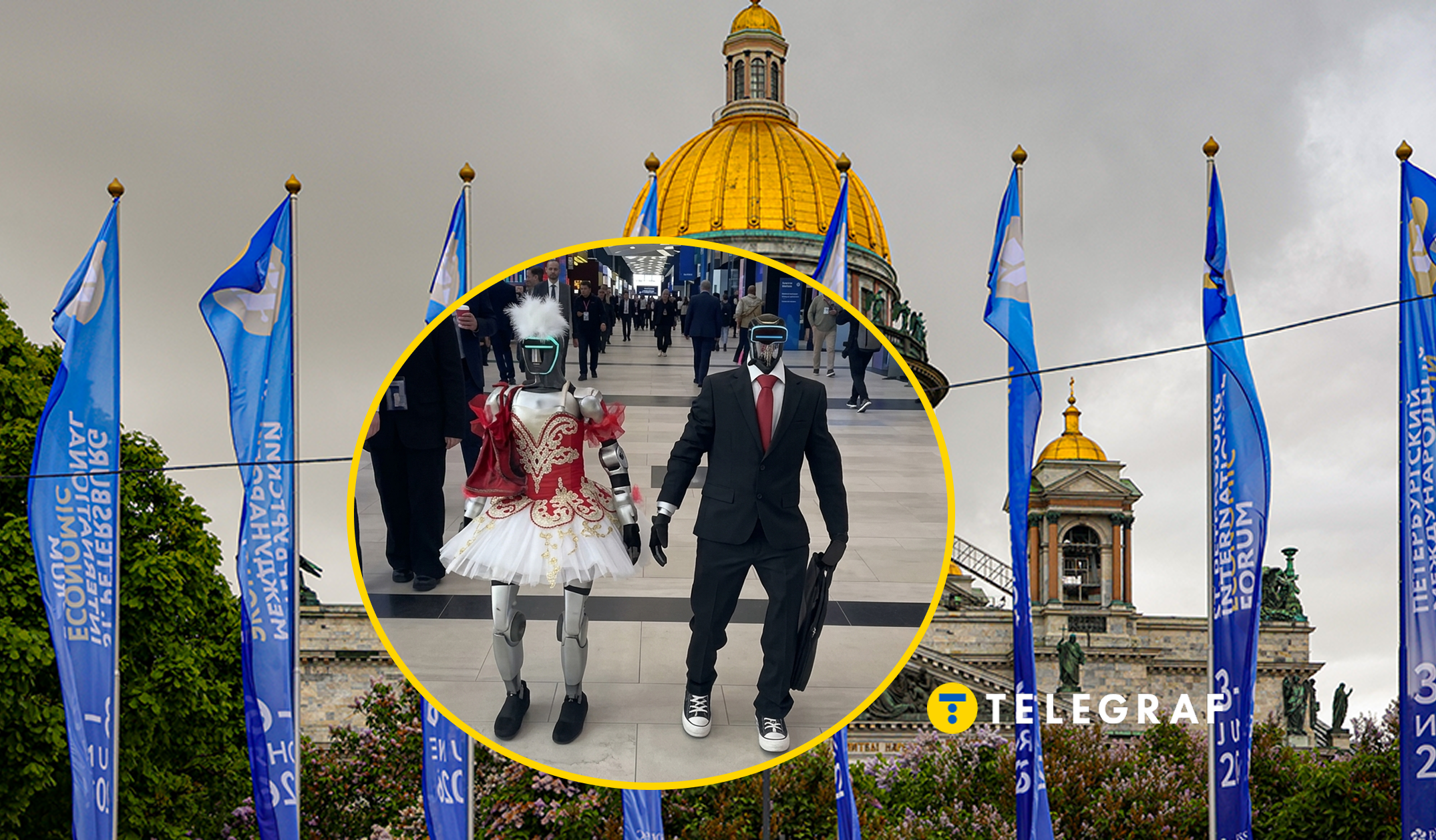 Робили схожими на Путіна? Роботи стали посміховиськом на важливому форумі в Росії (відео)