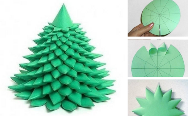 Как сделать елку из бумаги: 12 красивых идей своими руками