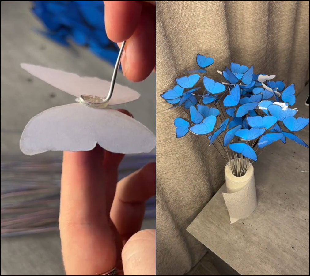 Как сделать цветы из бутылок и букеты из бабочек - инструкция на фото ивидео - Телеграф
