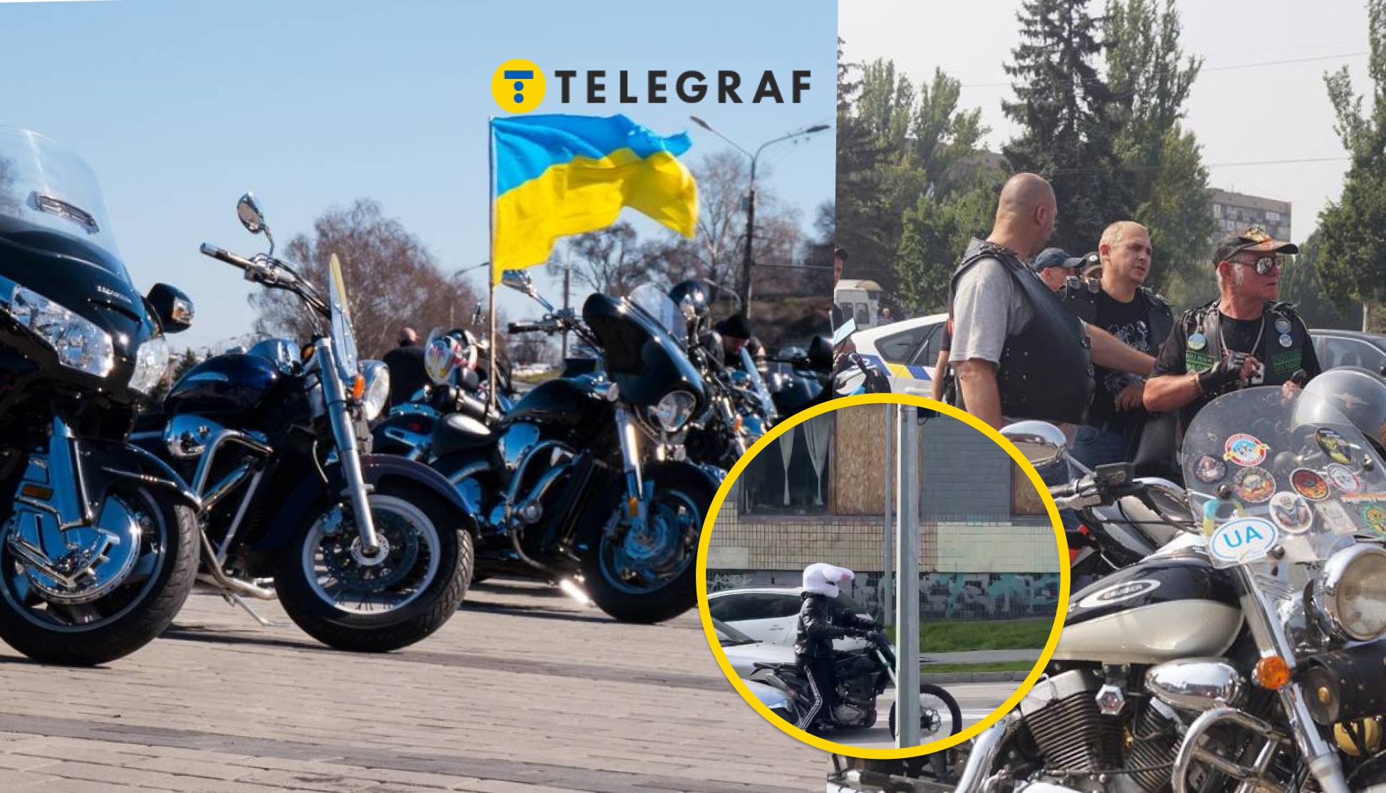 Поспішав на зліт байкерів? В Запоріжжі помітили незвичайного учасника дорожнього руху (відео)