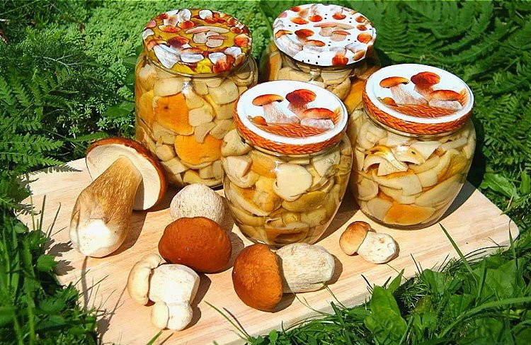 Маринованные белые грибы Закусочные - Пошаговый рецепт с фото. Заготовки на зиму. Маринование