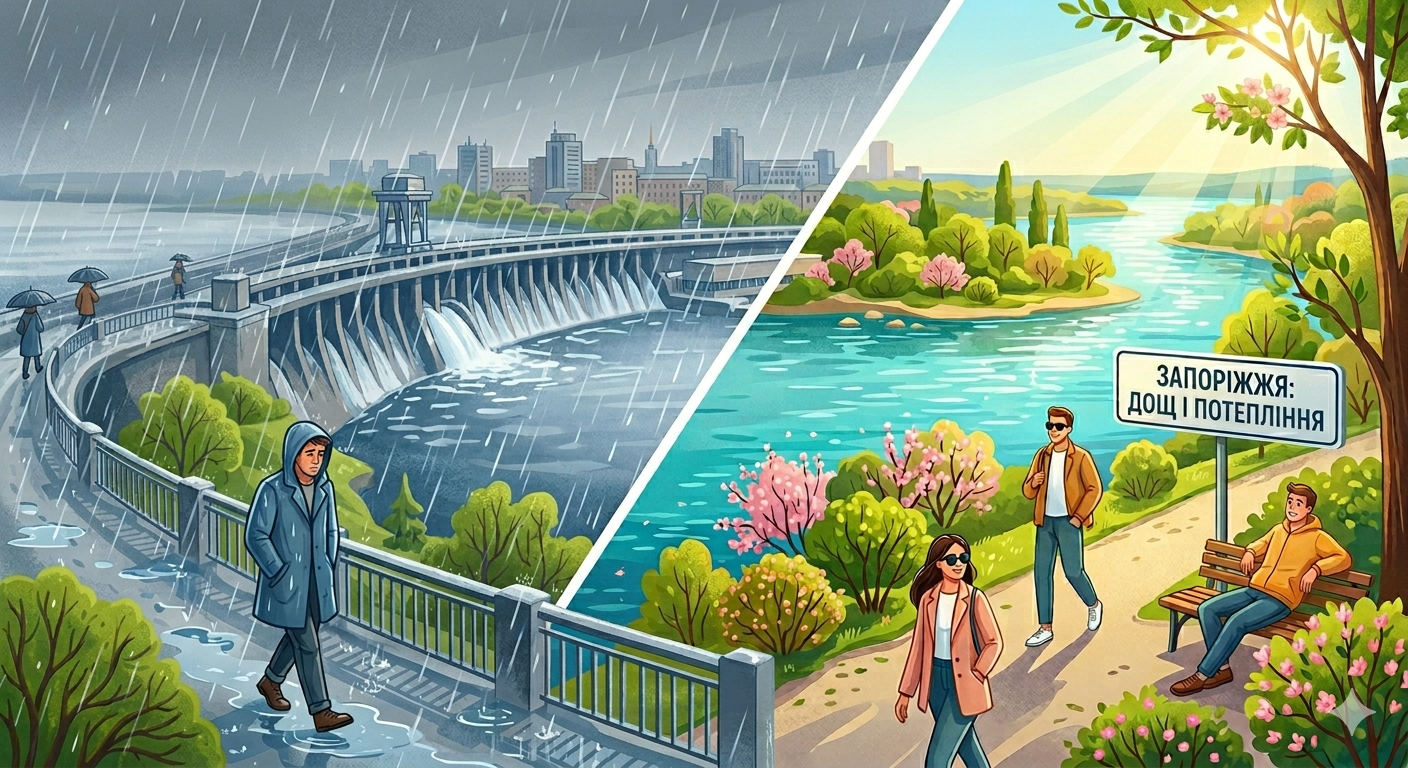 +25 на порозі? Коли в Запоріжжя може прийти справжня весняна погода