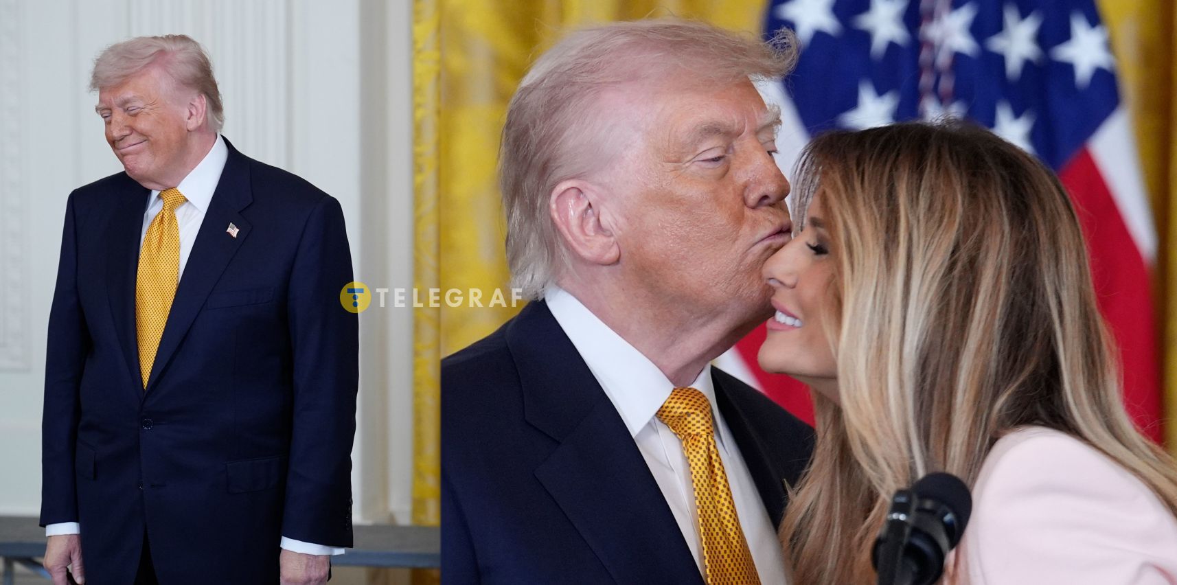 Трамп аж почервонів. Перша леді довела чоловіка до збентеження несподіваним жестом (фото)