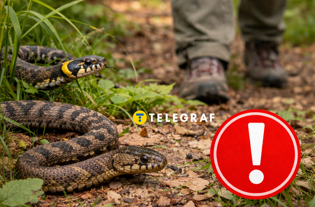 На Львівщині змія напала на людину: які види водяться в регіоні та чи є отруйні