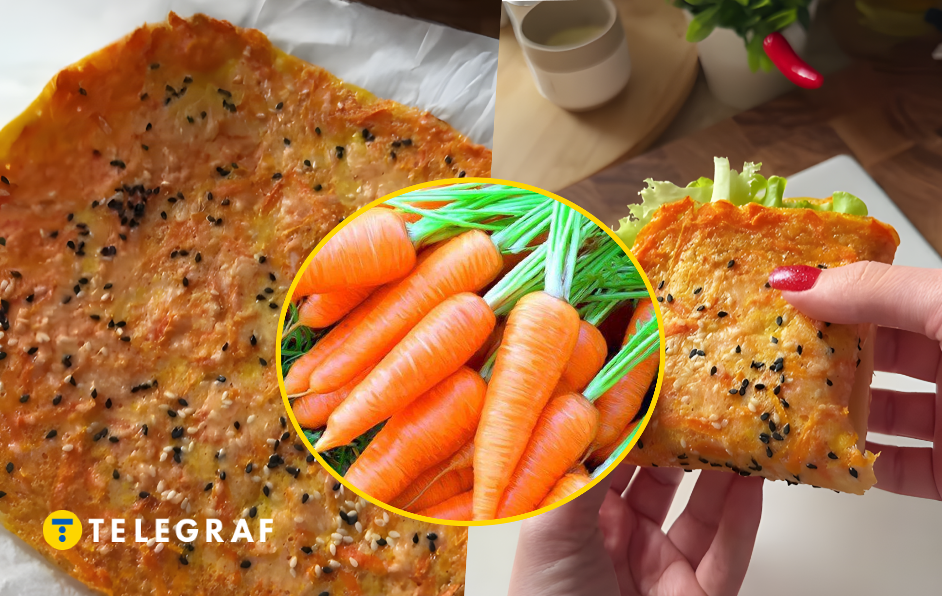 Морквяні конвертики з шинкою та помідором: що приготувати на заміну звичайним бутербродам (відео)