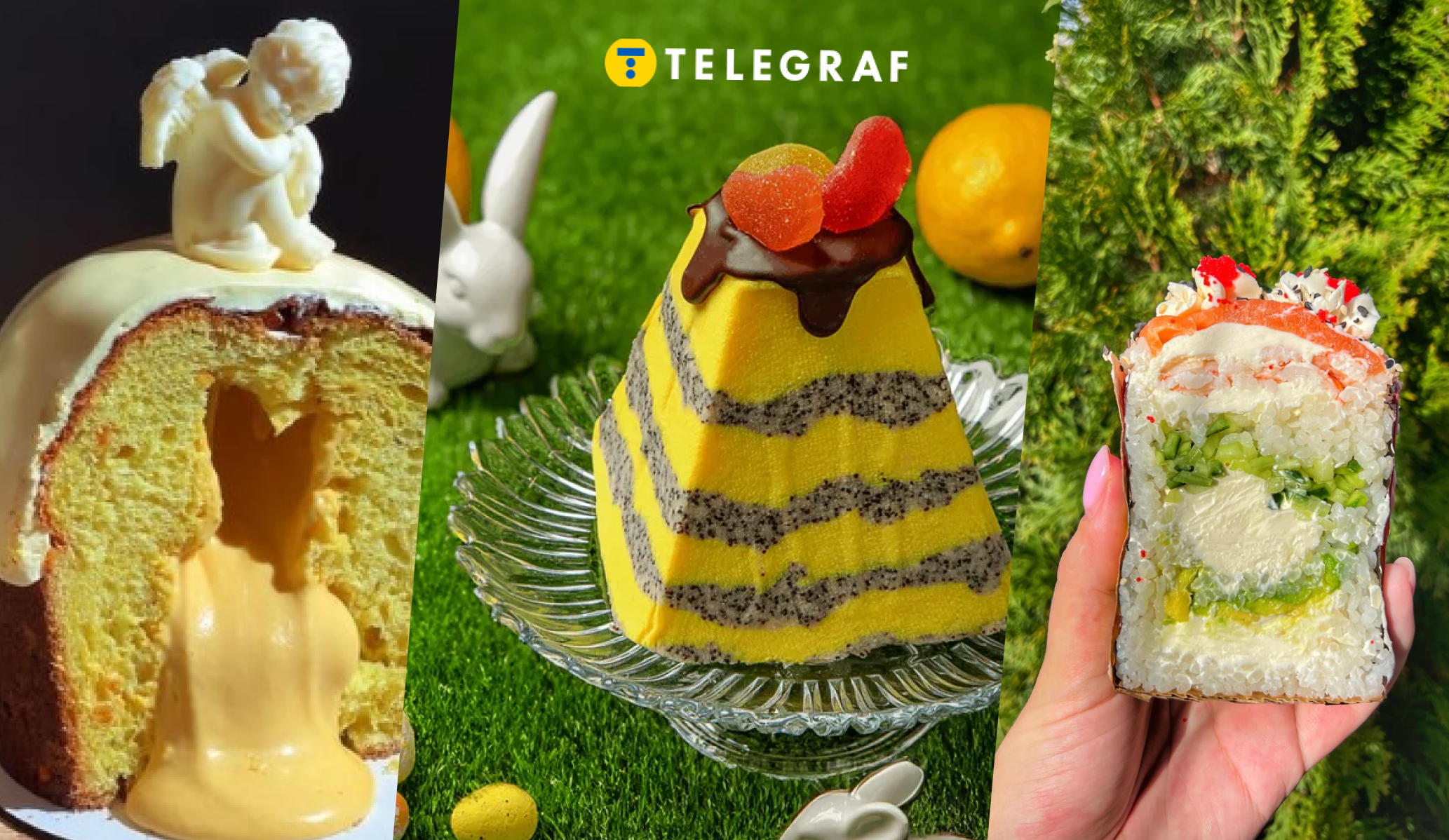 Суші, матча, м'ясо, мак: які незвичайні паски українці готують у 2026 році