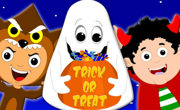 Ужасно на английском. Детские песенки про Хэллоуин. Knock treat or treat. Trick or treat Song for Kids. Knock Knock Trick or treat who are you.