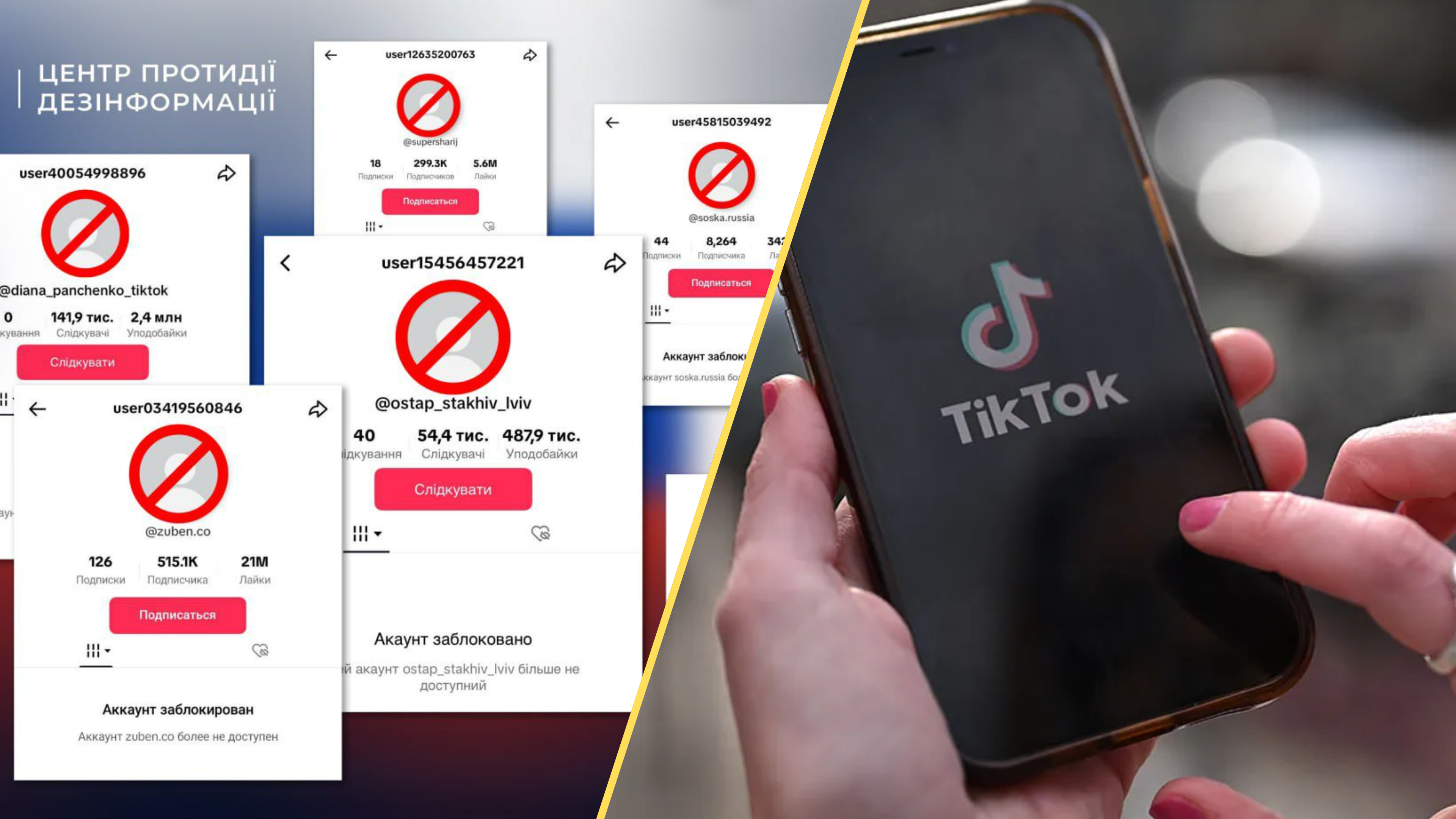 Блокировку каналов в Tik-Tok в Украине начали с Шария, Дубинского, Панченко  - Телеграф