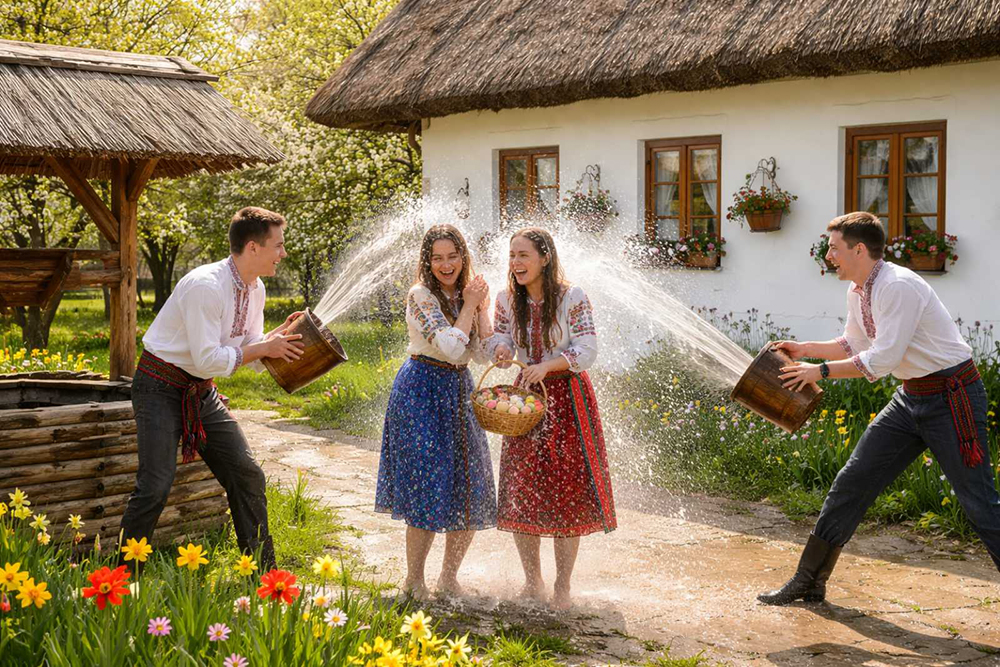 Садовий поливав українців водою. Навіщо та що святкували в Україні (відео)