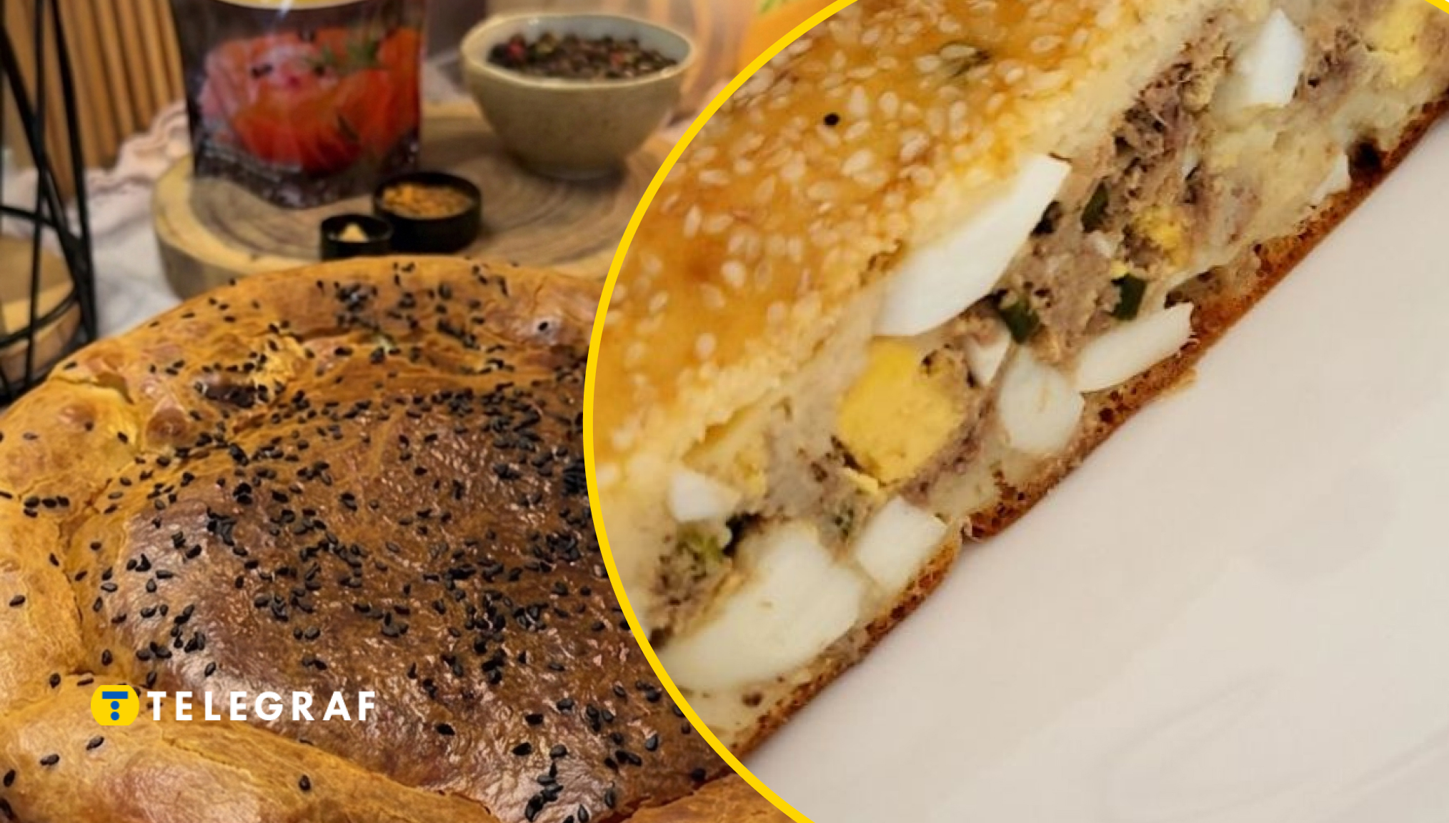 Заливний піріг з усього, що є в холодильнику: все змішали — і в духовку (відео)