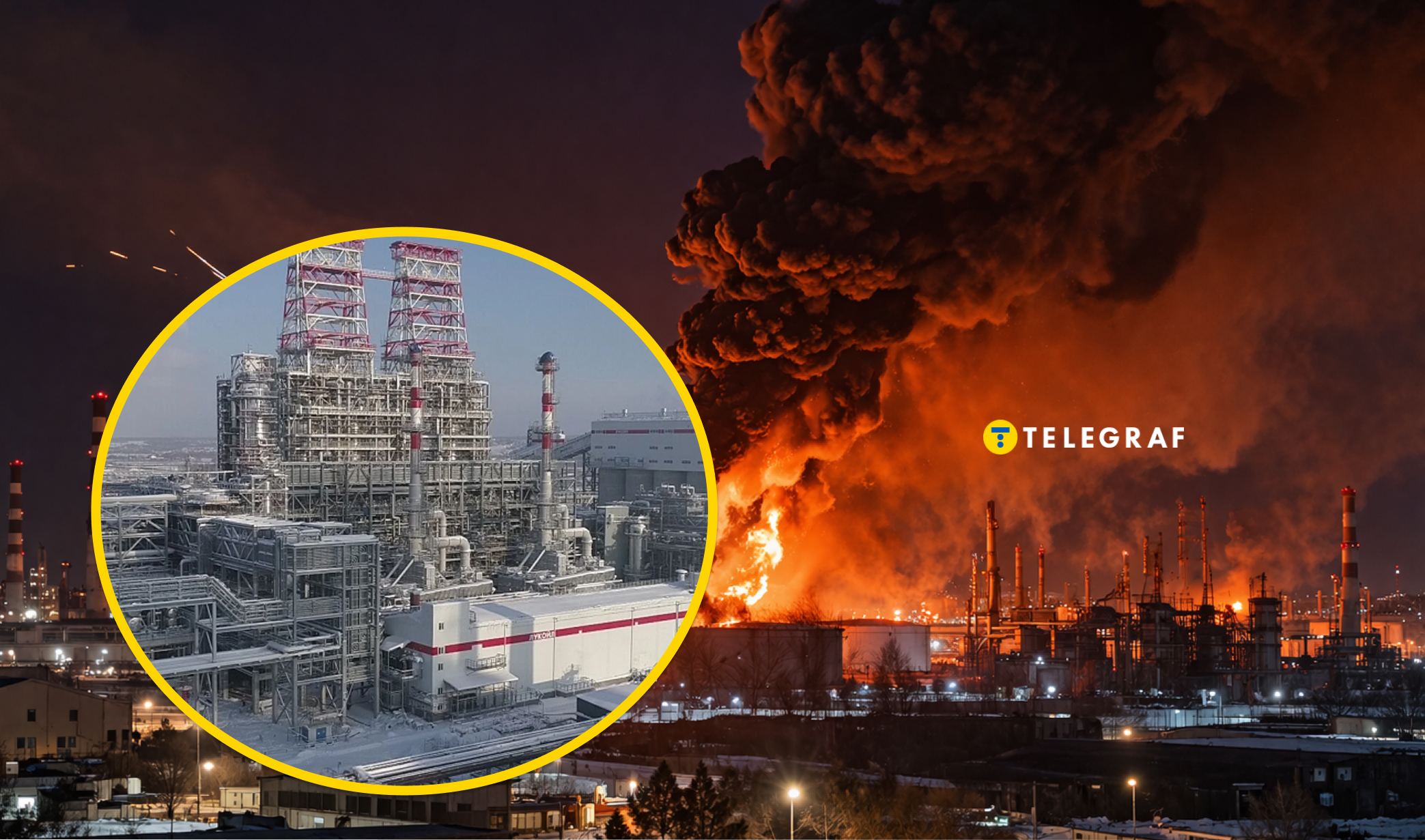 Вибухи, пожежа та заграва: у Росії дрони атакували важливий завод, що там робили (фото, відео)