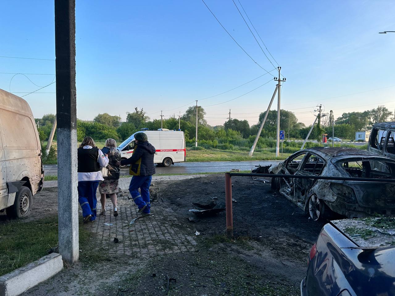 Белгород взрывы сегодня – в Шебекино был обстрел, горели автомобили, карта,  фото и видео - Телеграф