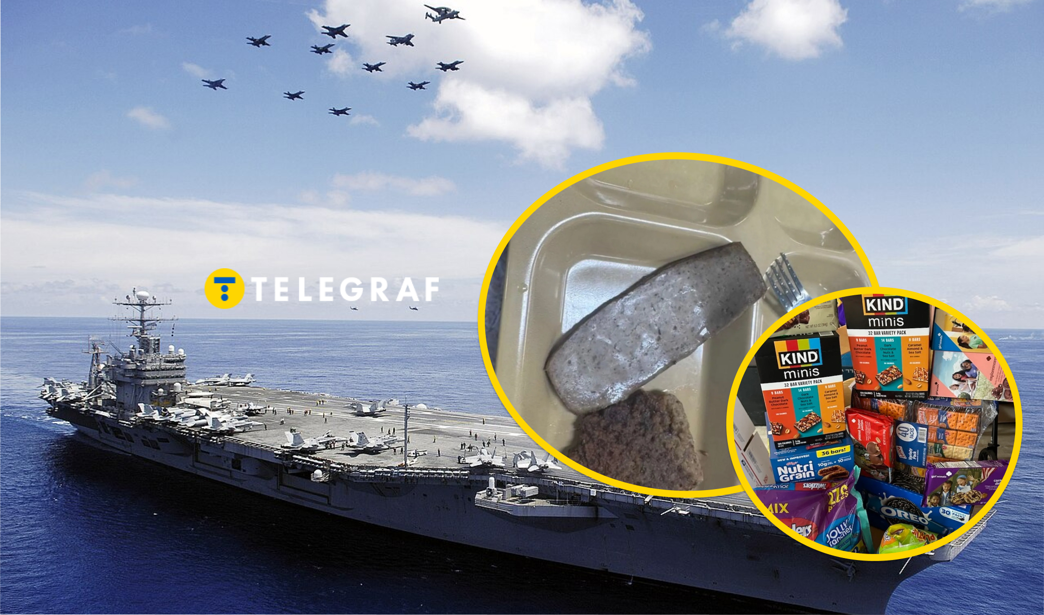 На авіаносцях США закінчується їжа: навіть кавоварка зламалася (фото)