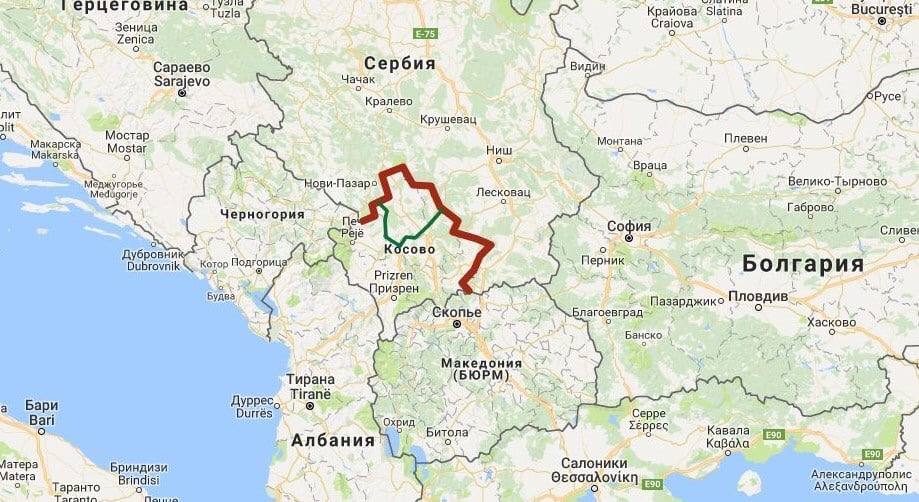 Косово на карте - что происходит на границе с Сербией - Телеграф