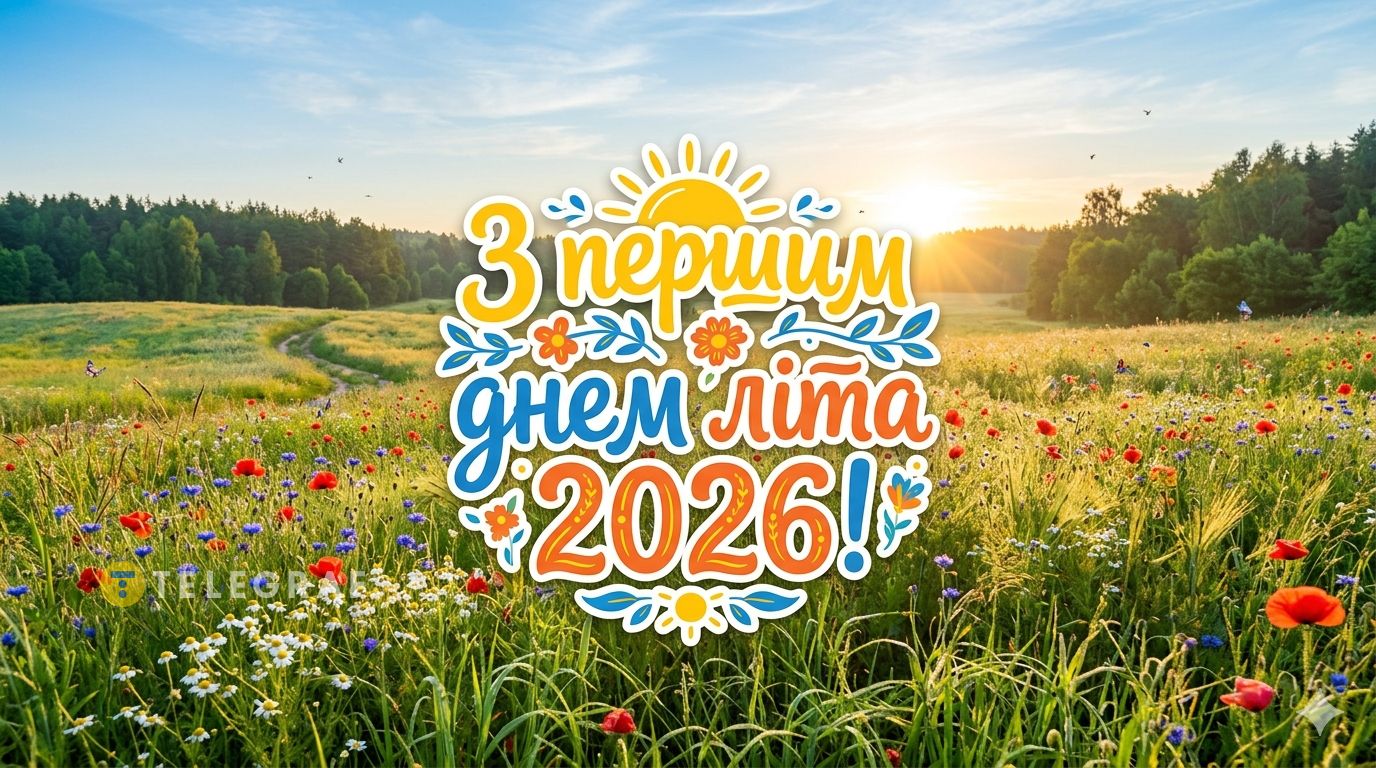 З першим днем літа 2026! Яскраві листівки і картинки для друзів та близьких