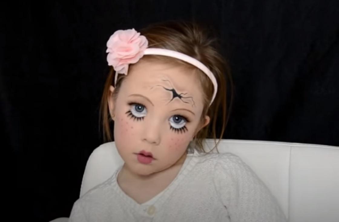 Детский макияж на Хэллоуин — лучшие фото