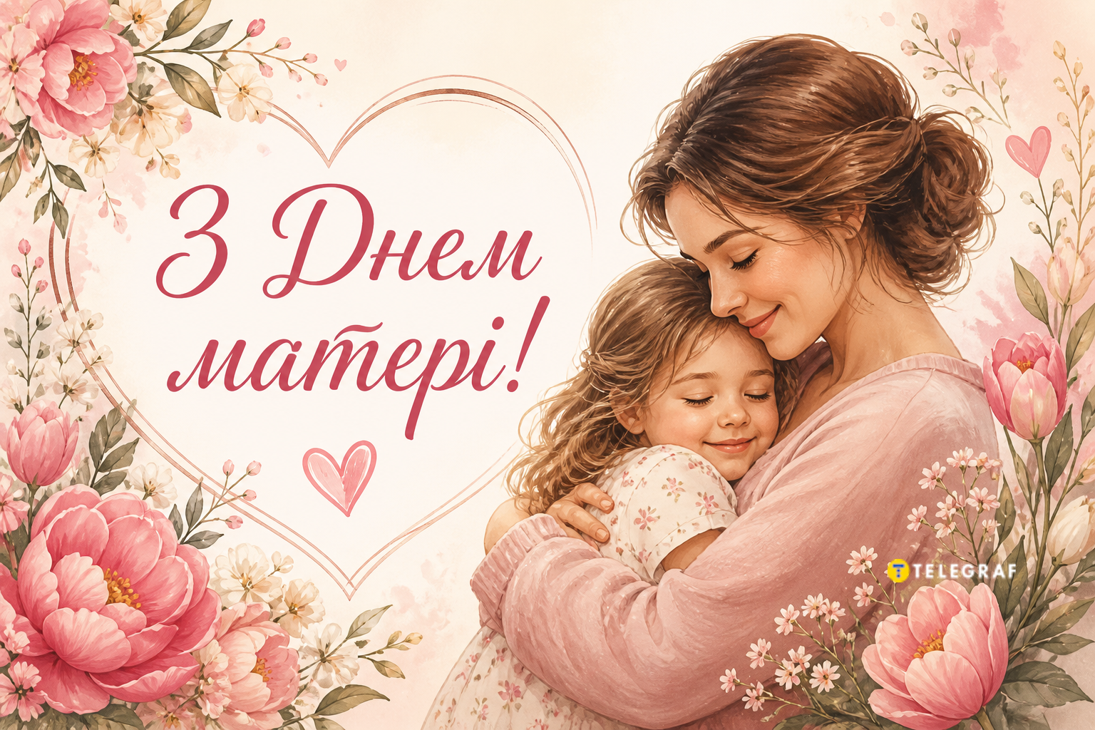 З Днем матері! Красиві листівки та душевні привітання своїми словами