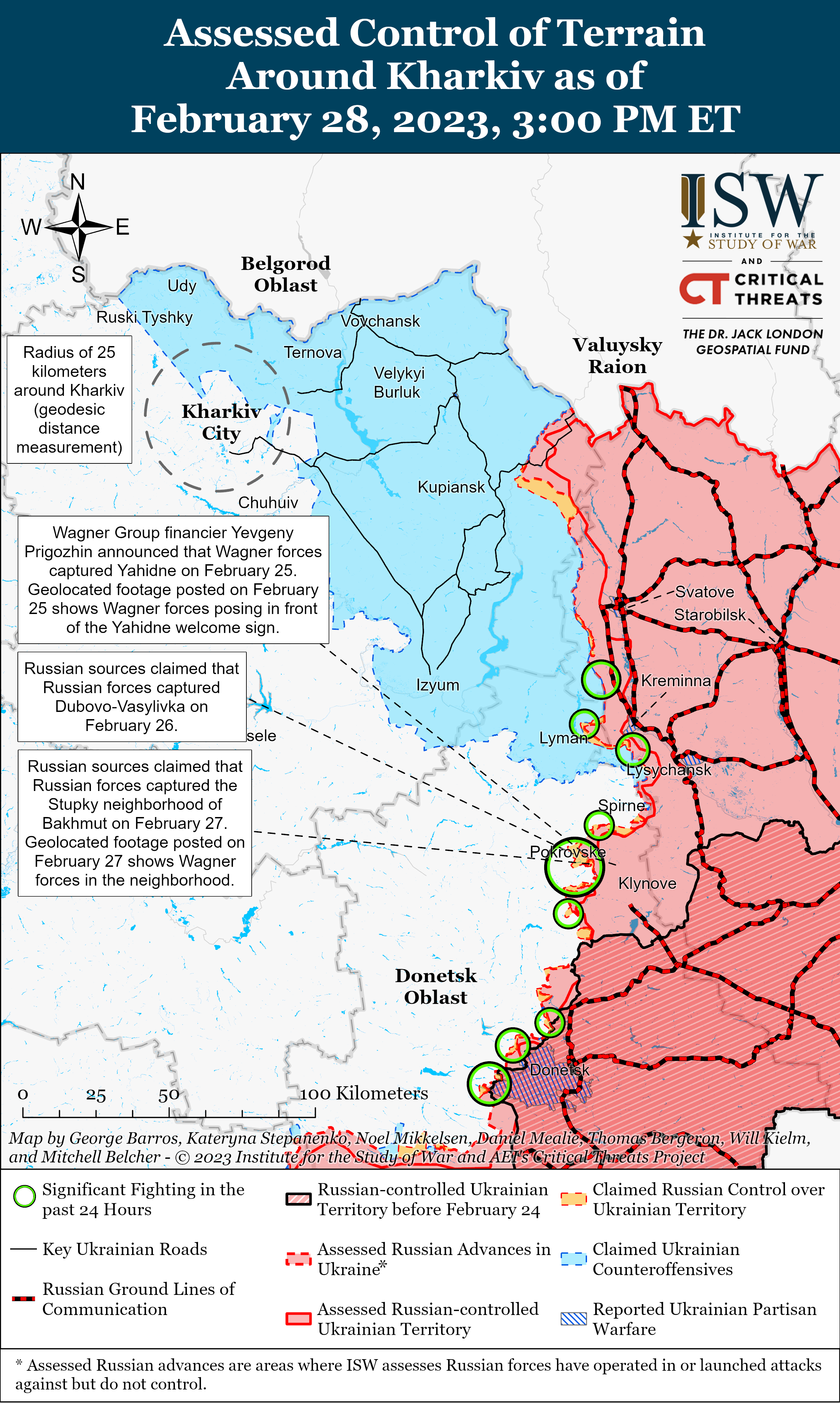 Карта боевых действий в Украине 1 марта 2023 – армия рф готовит провокации,на Донбассе продолжаются тяжелые бои - Телеграф