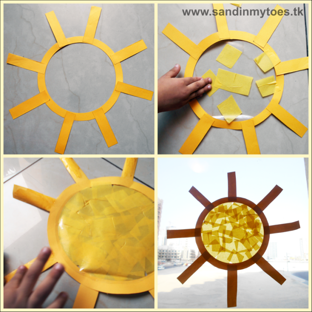 Варианты создания солнца в технике оригами