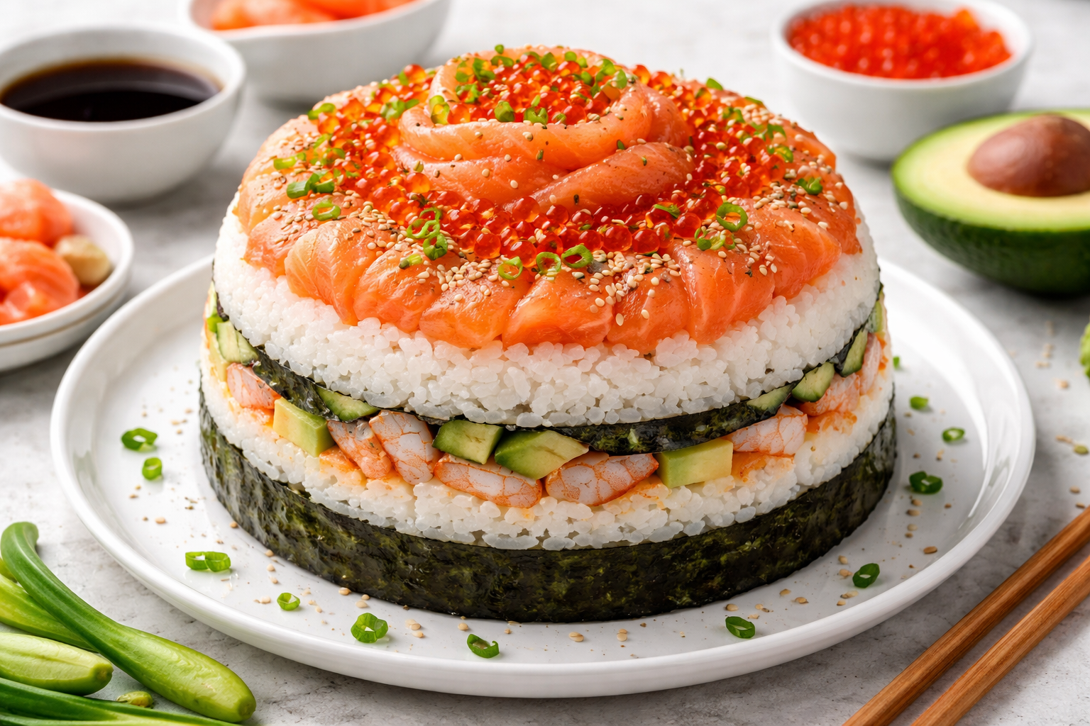 Великдень по-новому: ефектна суші-паска замість класичної (відео)