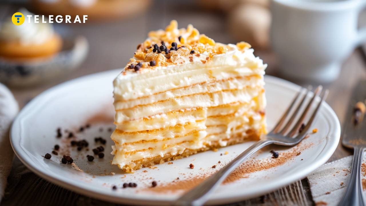 Торт Наполеон классический, пошаговый рецепт с фото