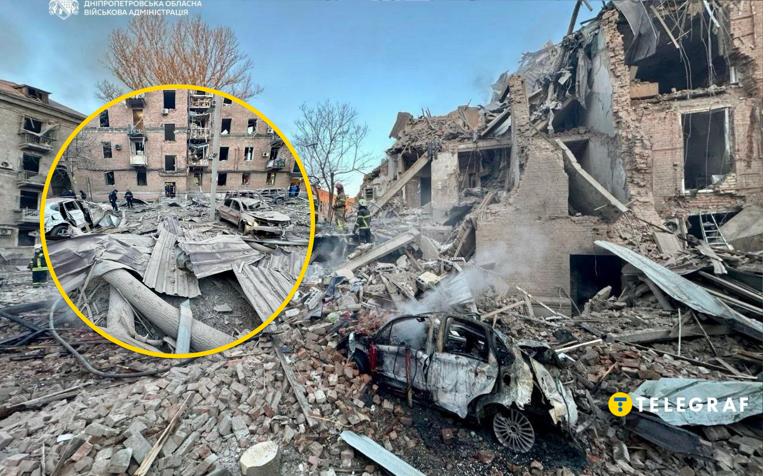 Дніпро був під атакою 8 годин, є влучання у Харкові. Наслідки масованого удару по Україні (фото)