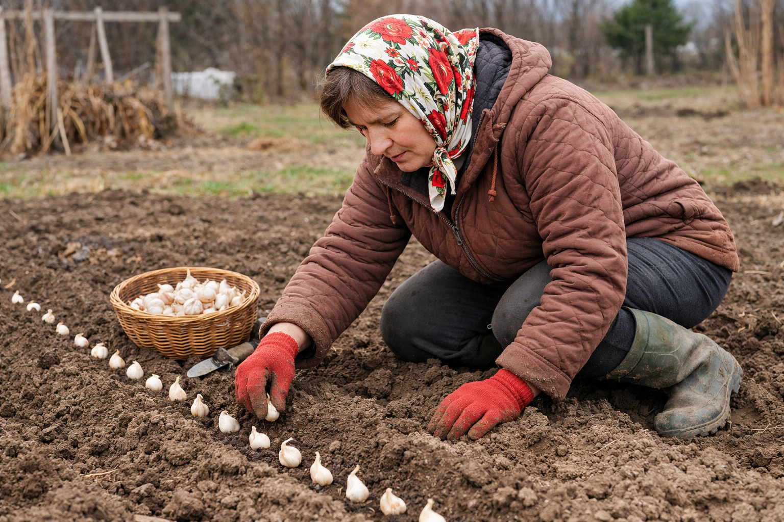 Навіщо садити часник поруч із цією рослиною: хитрість, про яку мало хто знає