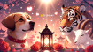 Собака, Тигр и Коза будут счастливыми в День святого Валентина