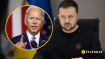 Джо Байден та Володимир Зеленський (зліва направо)