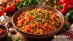 Булгур с овощами и томатной пастой