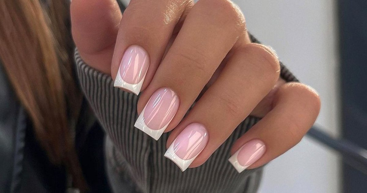 Модный френч новые варианты оформления и 40 фотоидей | Manicure, Nails, Fingernails painted