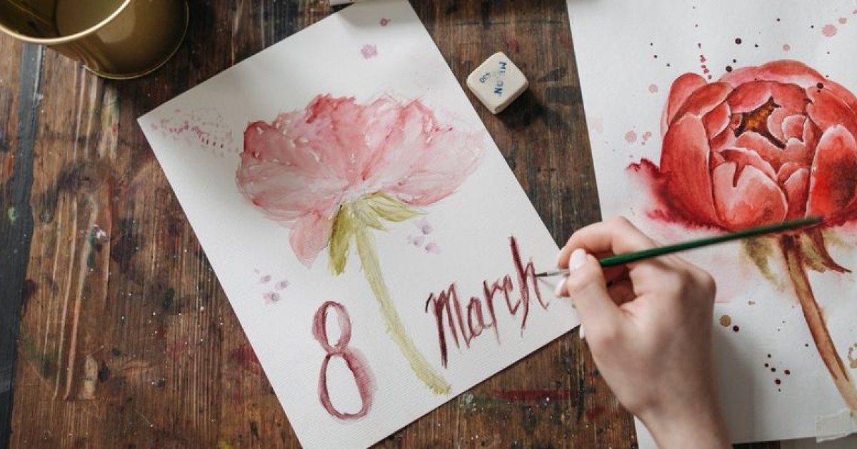 20 способов сделать красивые открытки на 8 Марта своими руками