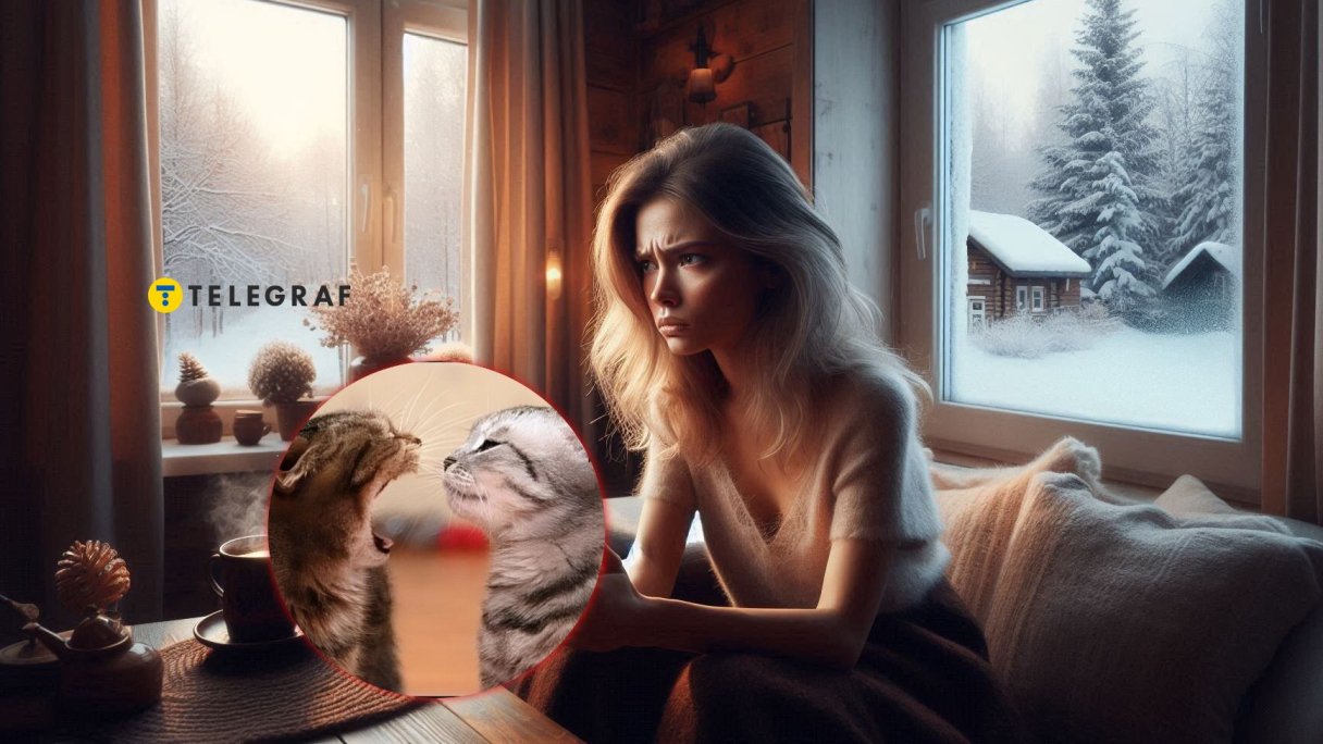 Девушка сдерживает гнев