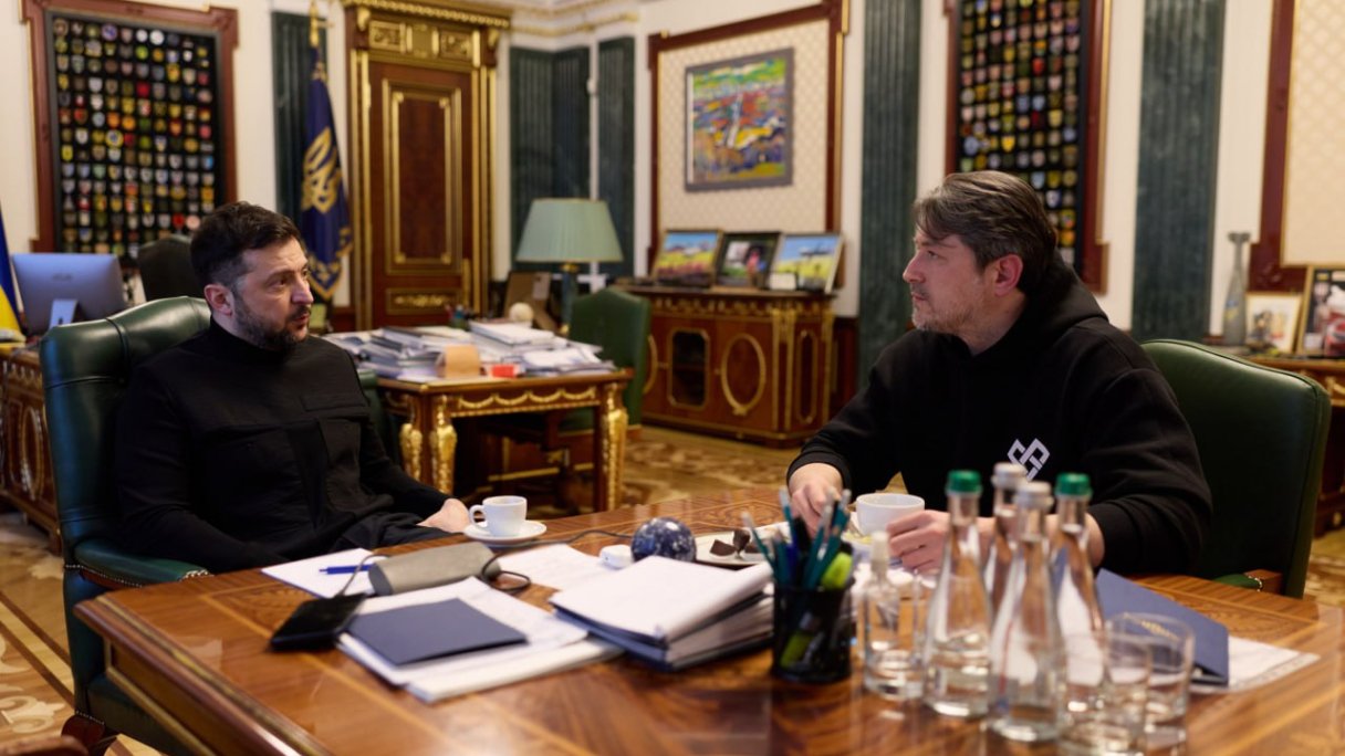 Владимир Зеленский и Сергей Притула