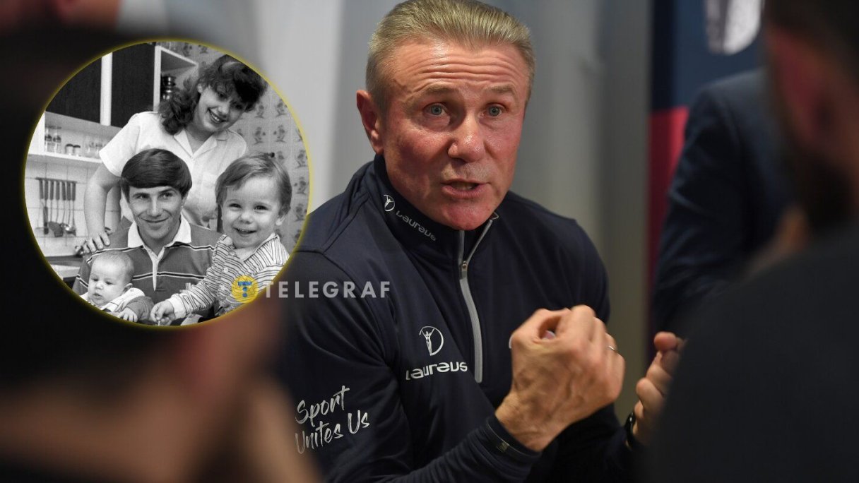 Сергей Бубка и семья