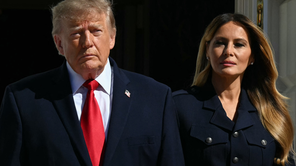 Дональд Трамп с женой Меланией
