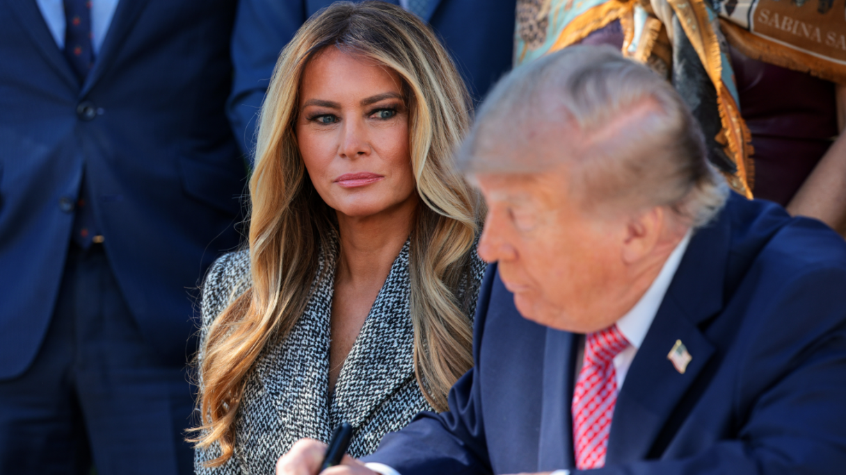 Мелания и Дональд Трамп