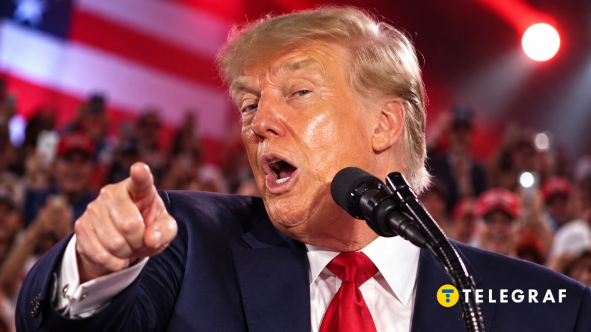 Внешность Дональда Трампа на выступлении привлекла внимание зрителей
