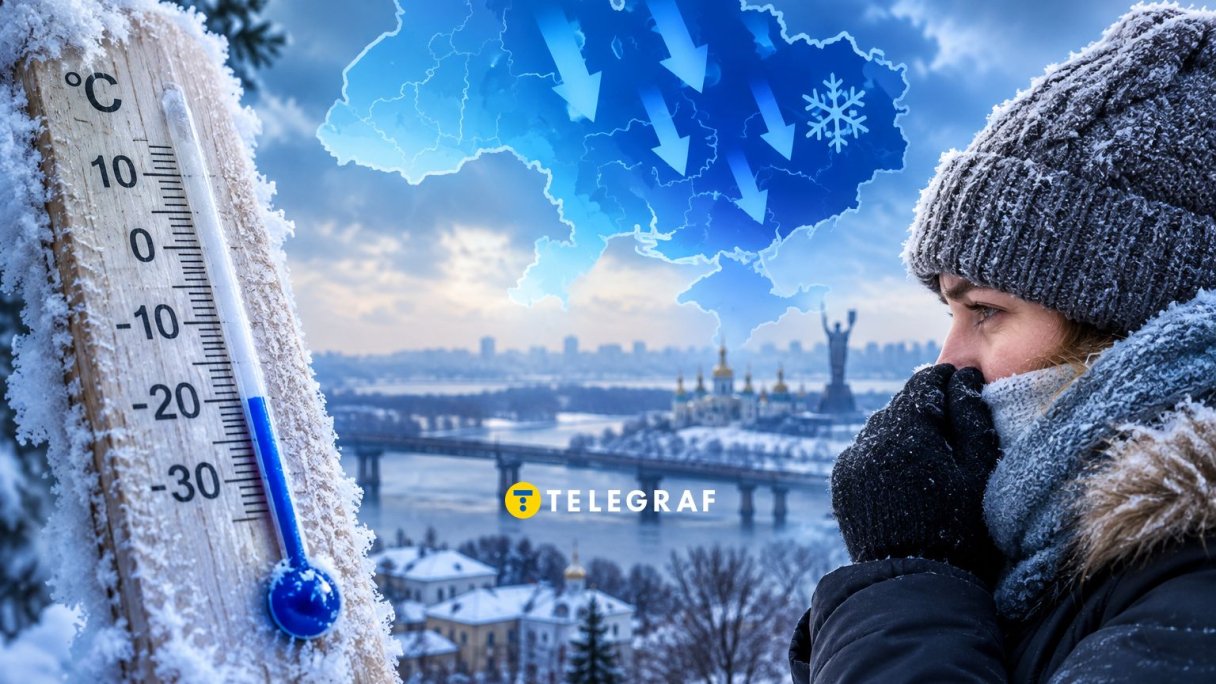 Погода в Украине зимой