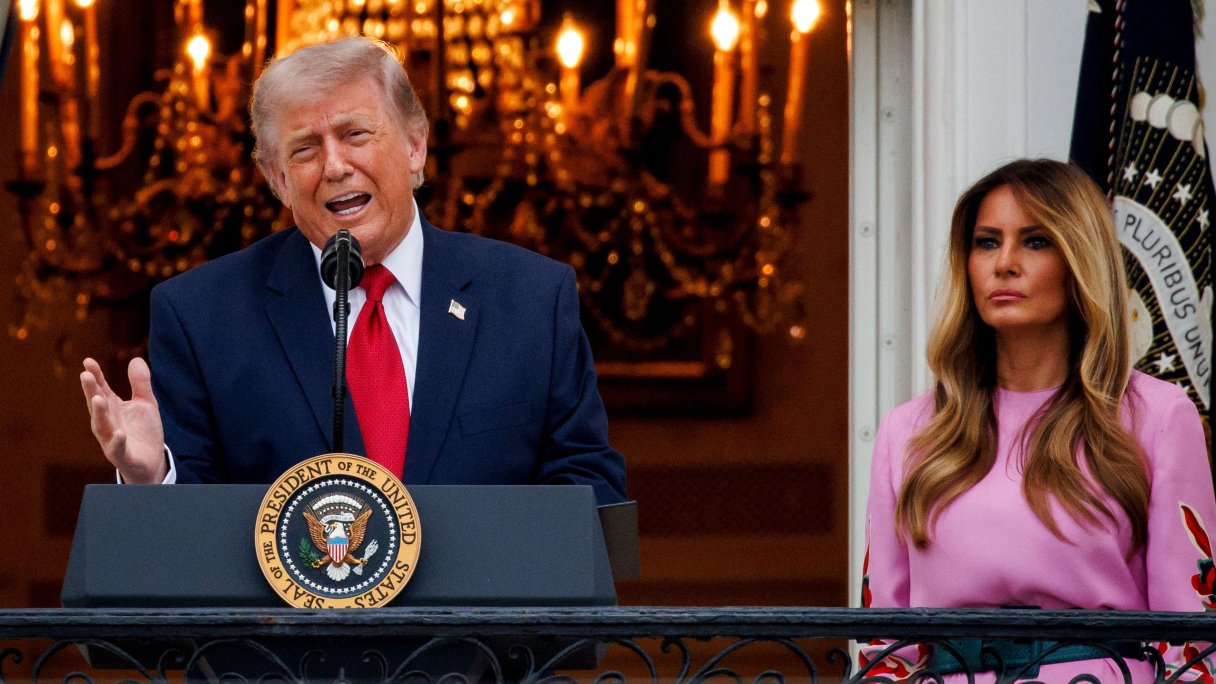 Дональд и Мелания Трамп