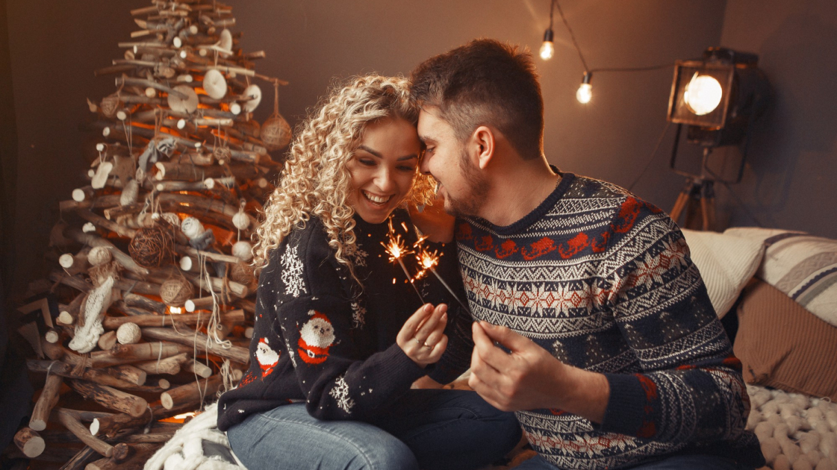 Пара в Новый год