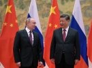 Владимир Путин и  Си Цзиньпин на встрече в Пекине 4 февраля
