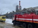 Пожар на нефтеперерабатывающем заводе "Лукойл"