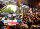 Протесты в Грузии