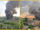 Район накрыл густой дым